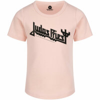 Judas Priest (Logo) - Girly Shirt, hellrosa, schwarz, 116