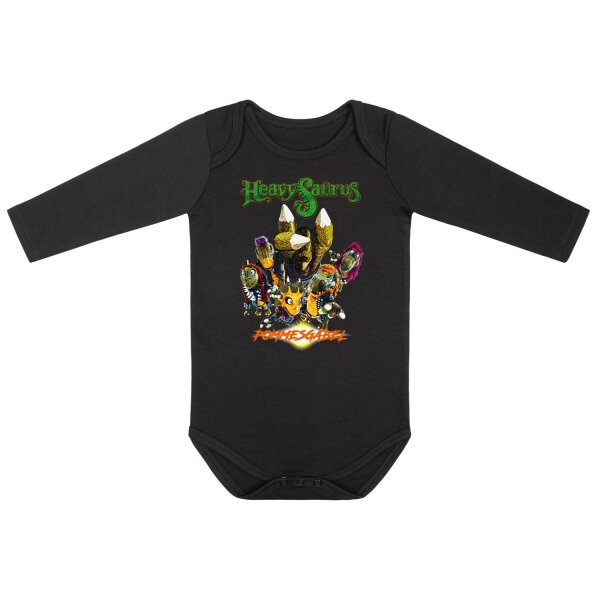 Heavysaurus (Pommesgabel) - Baby Bodysuit Longsleeve