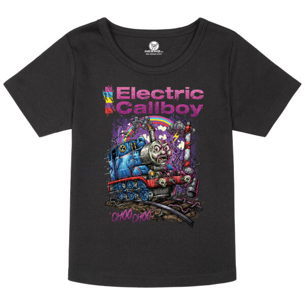 Electric Callboy (ChooChoo Train) - Girly Shirt, schwarz, mehrfarbig, 92