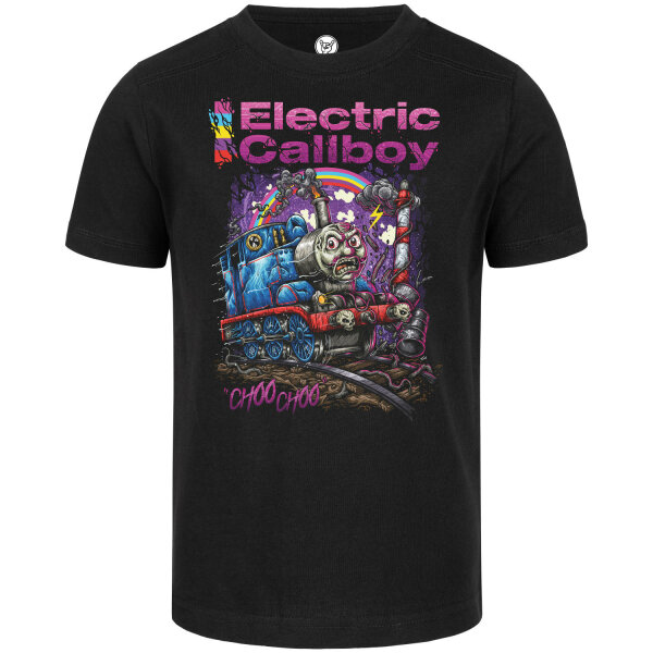 Electric Callboy (ChooChoo Train) - Kinder T-Shirt, schwarz, mehrfarbig, 116