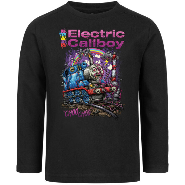 Electric Callboy (ChooChoo Train) - Kinder Longsleeve, schwarz, mehrfarbig, 140