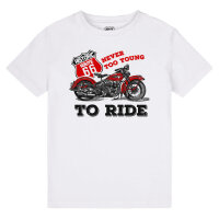 Route 66 (Never too young to ride) - Kinder T-Shirt