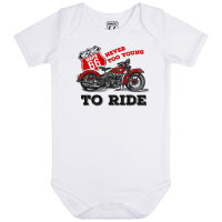 Route 66 (Never too young to ride) - Baby bodysuit