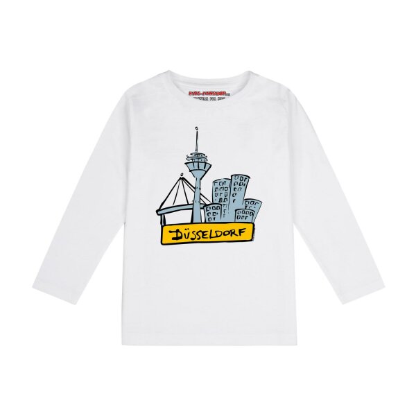 Düsseldorf (Skyline) - Kids longsleeve