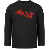 Judas Priest (Logo) - Kids longsleeve, black, red, 104