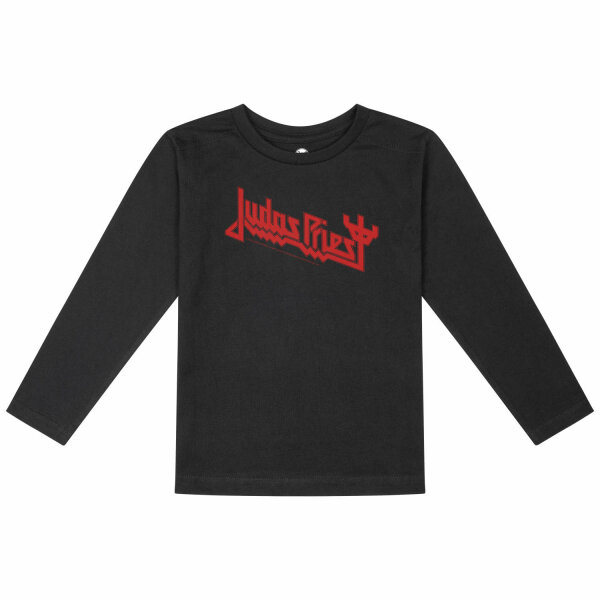 Judas Priest (Logo) - Kids longsleeve, black, red, 116