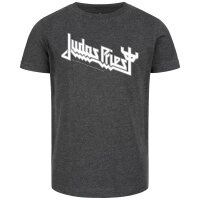 Judas Priest (Logo) - Kinder T-Shirt - charcoal -...