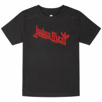 Judas Priest (Logo) - Kinder T-Shirt, schwarz, rot, 116