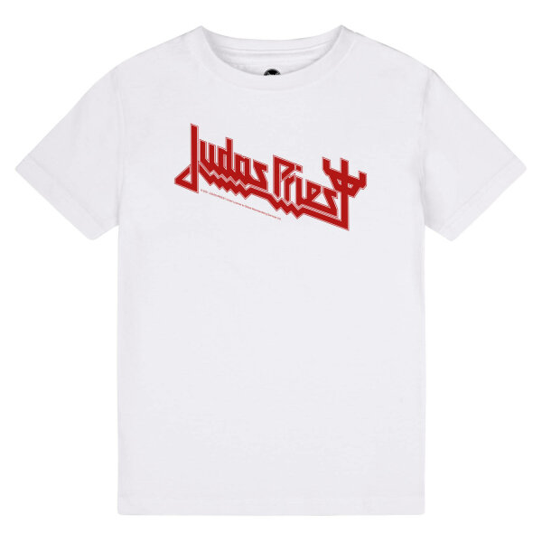 Judas Priest (Logo) - Kids t-shirt, white, red, 92