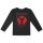 Sleep Token (Red Reaper Angel) - Kids longsleeve, black, multicolour, 140