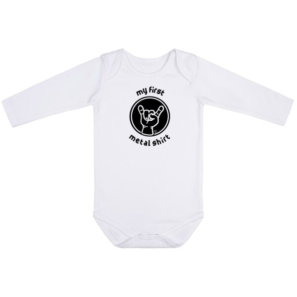 my first metal shirt - Baby Body Longsleeve