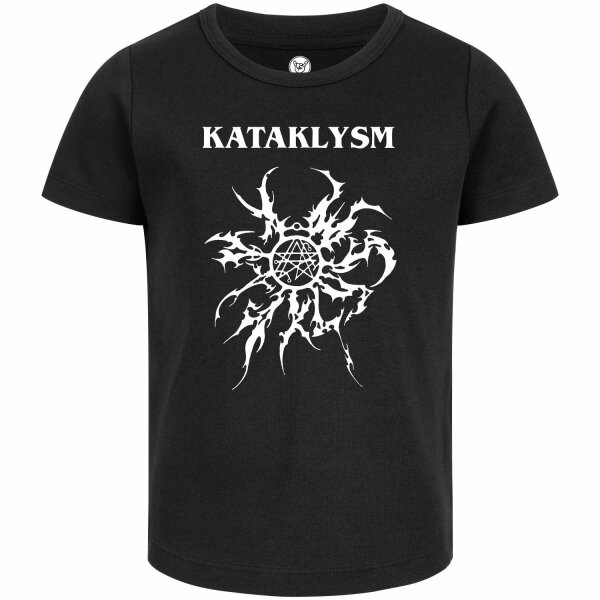 Kataklysm (Logo/Tribal) - Girly Shirt, schwarz, weiß, 152