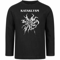 Kataklysm (Logo/Tribal) - Kinder Longsleeve, schwarz, weiß, 104