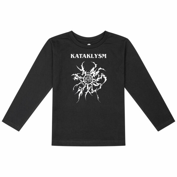 Kataklysm (Logo/Tribal) - Kids longsleeve, black, white, 116