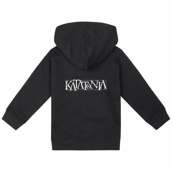 Katatonia (Logo) - Baby Kapuzenjacke, schwarz, weiß, 68/74