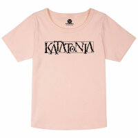 Katatonia (Logo) - Girly Shirt, hellrosa, schwarz, 104