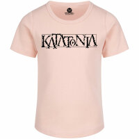 Katatonia (Logo) - Girly Shirt, hellrosa, schwarz, 116
