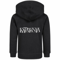 Katatonia (Logo) - Kids zip-hoody, black, white, 104