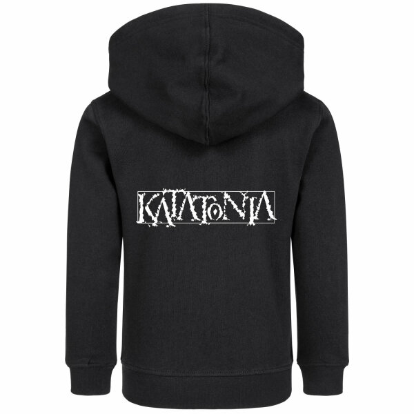 Katatonia (Logo) - Kinder Kapuzenjacke, schwarz, weiß, 116