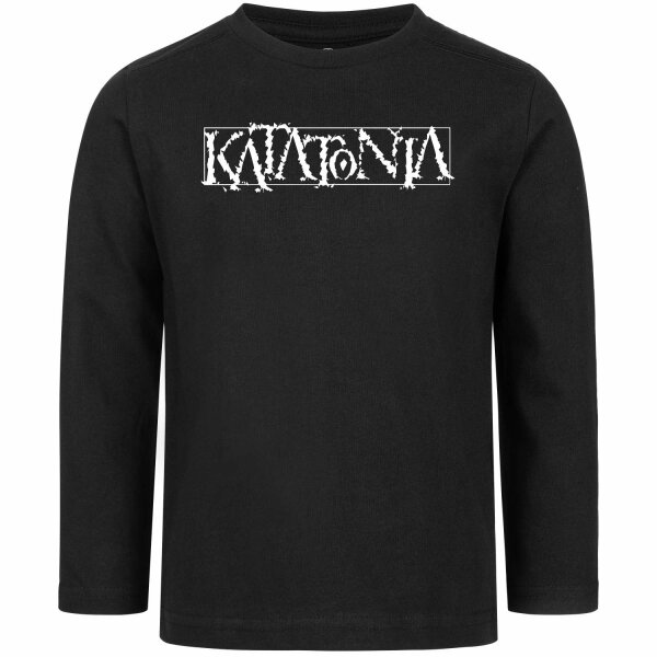 Katatonia (Logo) - Kids longsleeve, black, white, 104