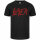 Slayer (Logo) - Kinder T-Shirt, schwarz, rot, 116