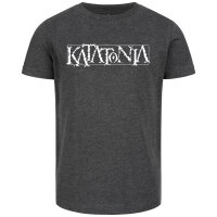 Katatonia (Logo) - Kinder T-Shirt, charcoal, weiß, 104