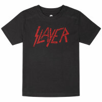 Slayer (Logo) - Kids t-shirt, black, red, 128