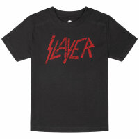 Slayer (Logo) - Kids t-shirt, black, red, 164