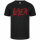 Slayer (Logo) - Kinder T-Shirt, schwarz, rot, 164