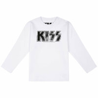 KISS (Distressed Logo) - Baby longsleeve - white - black...