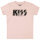 KISS (Distressed Logo) - Baby T-Shirt, hellrosa, schwarz, 56/62