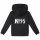 KISS (Distressed Logo) - Kids zip-hoody, black, white, 116