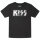 KISS (Distressed Logo) - Kids t-shirt, black, white, 164