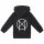 Manegarm (Logo) - Baby zip-hoody, black, white, 56/62
