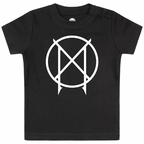 Manegarm (Logo) - Baby t-shirt, black, white, 80/86