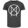 Manegarm (Logo) - Kinder T-Shirt, charcoal, weiß, 104