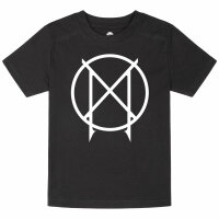 Manegarm (Logo) - Kids t-shirt, black, white, 116