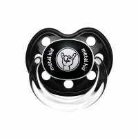 metal kid - Soother - black - white - Size 1
