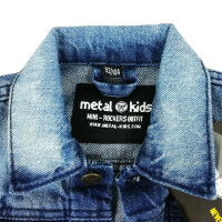 Metal Kids - Kinderkutte - blau - transparent - 116/128