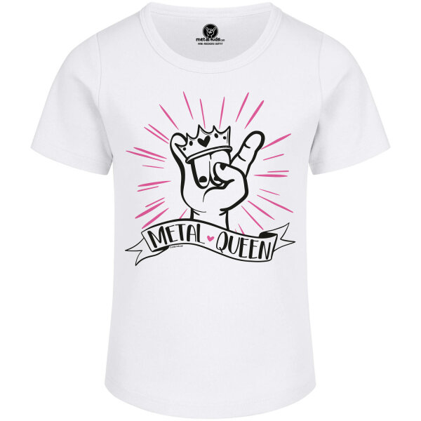 metal queen - Girly shirt, white, multicolour, 116