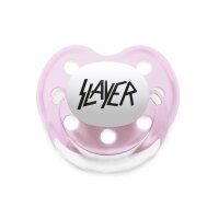 Slayer (Logo) - Schnuller - hellrosa - schwarz -...