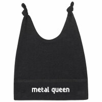 metal queen (Classic) - Baby Mützchen - schwarz - weiß - one size