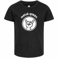 metal queen (Classic) - Girly shirt - black - white - 152