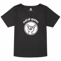 metal queen (Classic) - Girly shirt - black - white - 152