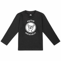 my first metal shirt - Baby Longsleeve, schwarz,...