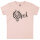 Opeth (Logo) - Baby T-Shirt, hellrosa, schwarz, 56/62