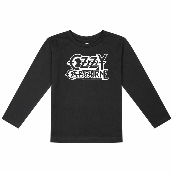 Ozzy Osbourne (Logo) - Kids longsleeve, black, white, 92