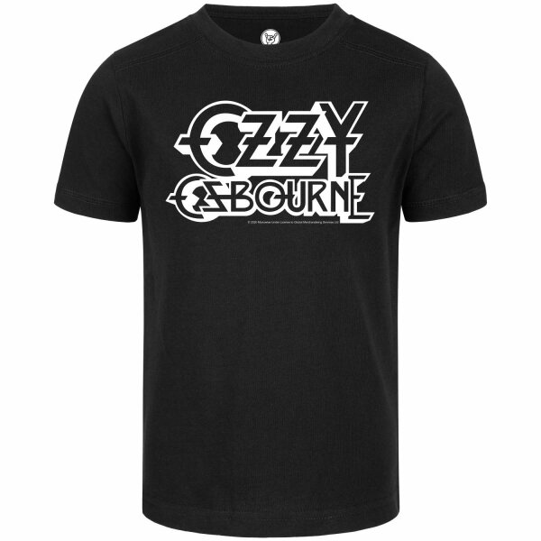 Ozzy Osbourne (Logo) - Kinder T-Shirt, schwarz, weiß, 104