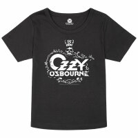 Ozzy Osbourne (Skull) - Girly shirt, black, white, 116
