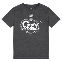 Ozzy Osbourne (Skull) - Kinder T-Shirt, charcoal, weiß, 104